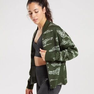 Gymshark Green Camo Jacket
